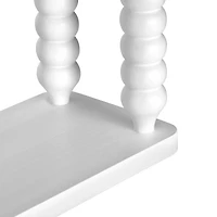 American Art Decor Galleon Wall Shelf, White - 22" x 9"