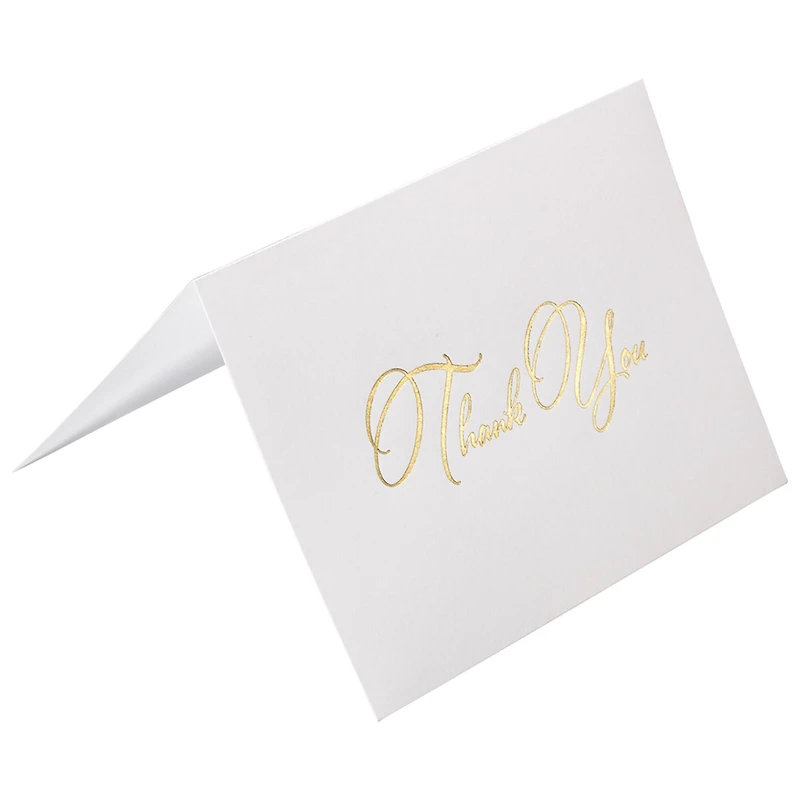 JAM Paper 5.375" x 7.75" Elegant Thank You Cards & Envelopes, 25ct.