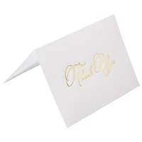 JAM Paper 5.375" x 7.75" Elegant Thank You Cards & Envelopes, 25ct.
