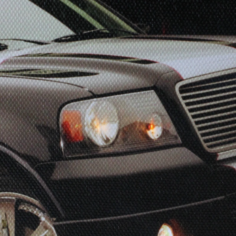 LED Ford Trucks at O'Briens Auto Service Canvas Wall Art