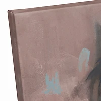 Horse on Red Canvas Wall Art