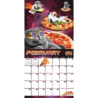 TF Publishing 2024 Space Cats Wall Calendar
