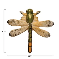Hello Honey® 7" Metallic Dragonfly Decoration