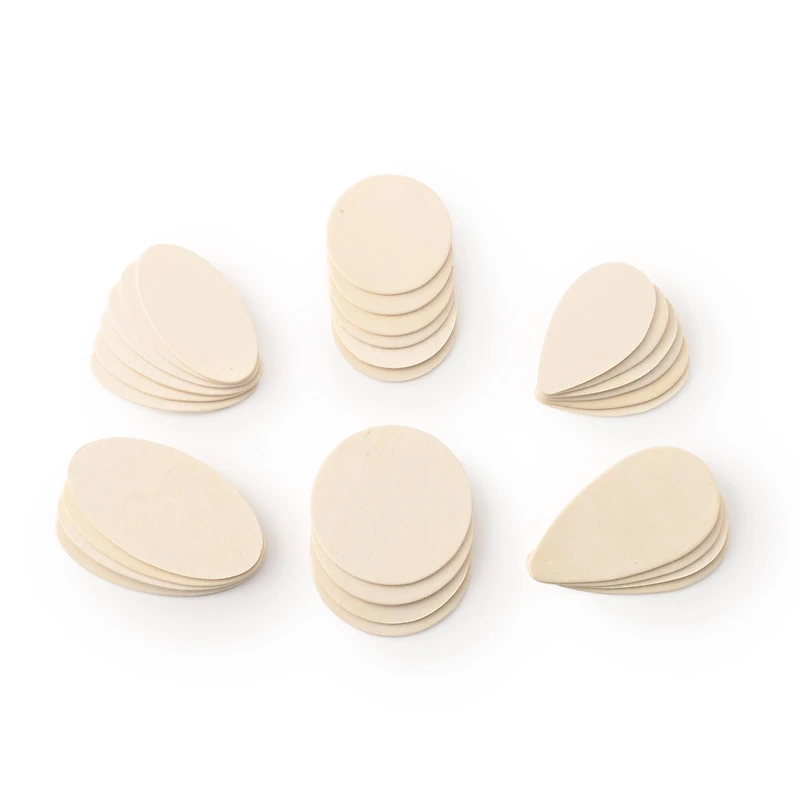 12 Packs: 30 ct. (360 total) Wood Shape Mix by Creatology™