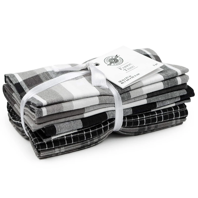 12 Pack: Homespun Cotton Fabric Bundle by Loops & Threads™