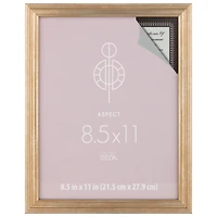 Aspect 8.5" x 11" Gold Narrow Frame by Studio Décor®