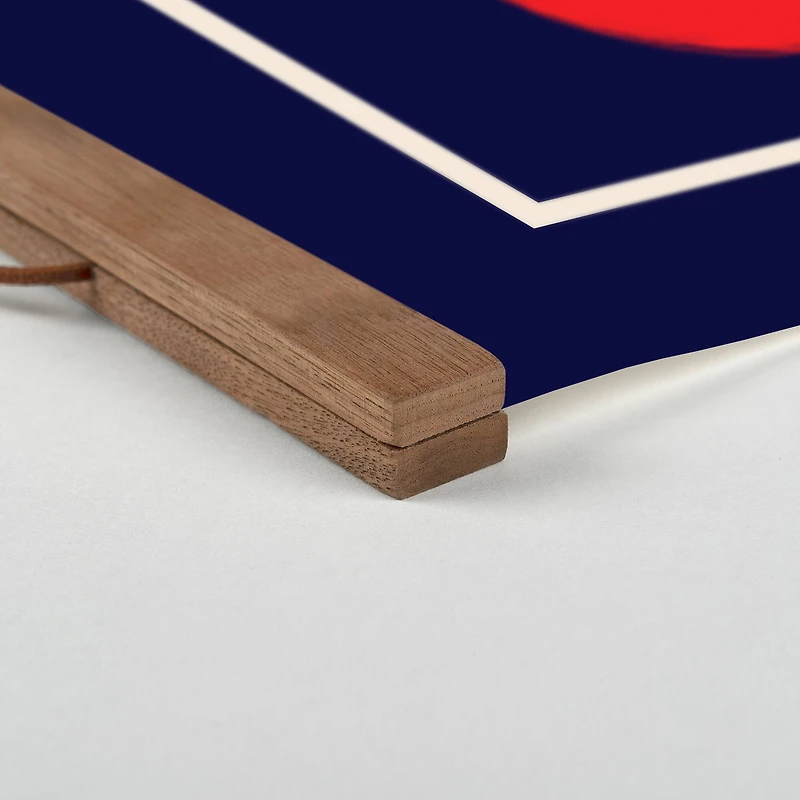 Bon Appetit Teak Hanging Canvas