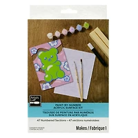 Kawaii Gummy Bear Paint-by-Number Acrylic Surface Kit by Artist's Loft®