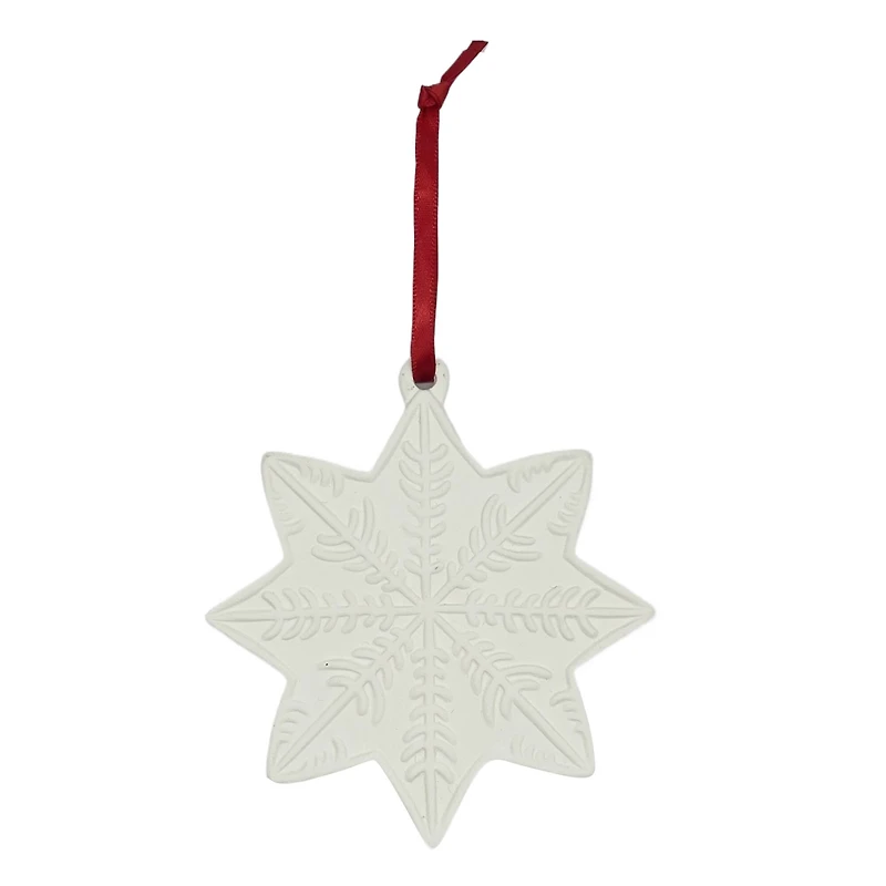 4.25" DIY Ceramic Snowflake Ornament by Make Market®