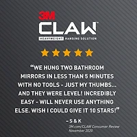 3M CLAW™ 65lb. Drywall Picture Hangers