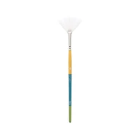 Princeton™ Snap!™ Series 9850 White Taklon Short Handle Fan Brush