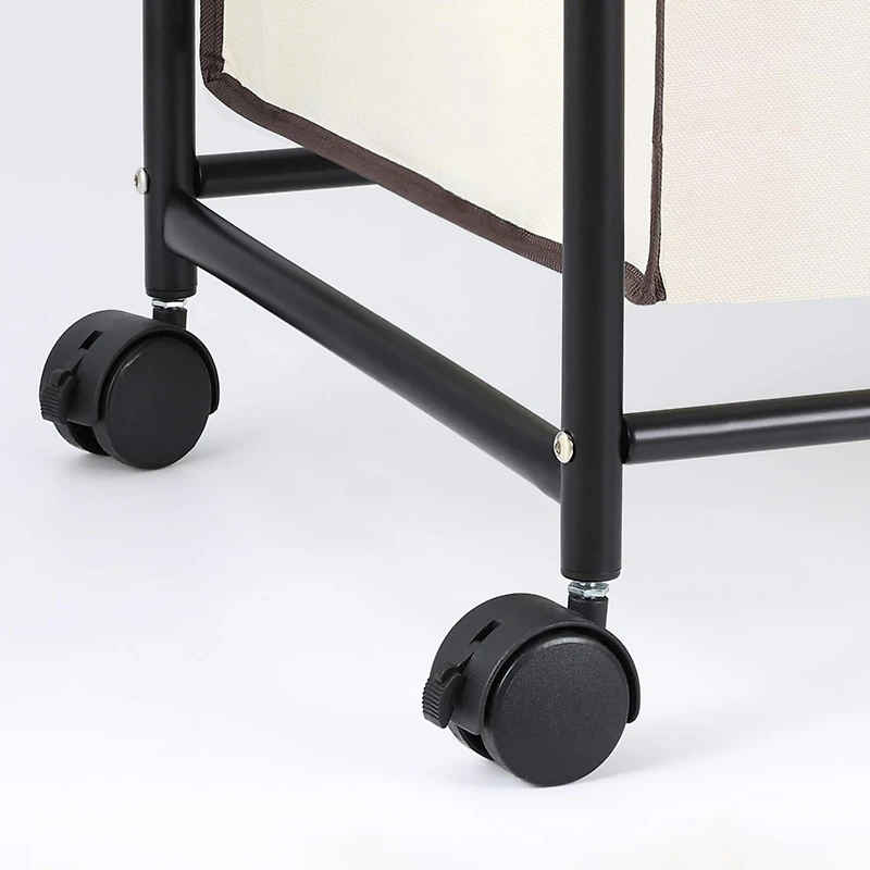 NEX™ 30" Brown Removable 3-Bag Laundry Sorter