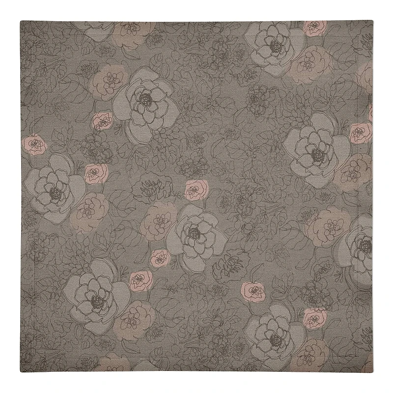 Multi Floral Cotton Twill Napkin
