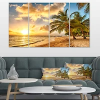 Designart - Gorgeous Beach of Island Barbados