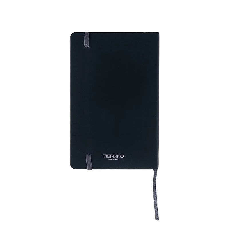 Fabriano® Ispira Black Hard-Cover Dotted Notebook