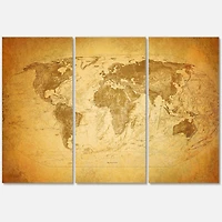 Designart - Ancient Map of The World X