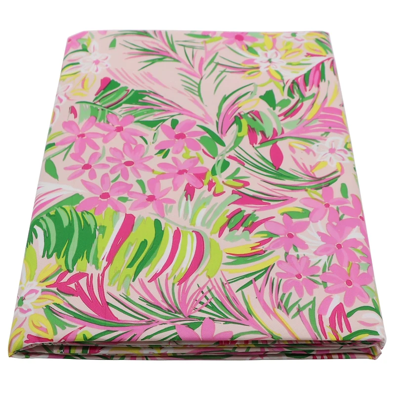 70" Pink Floral Vinyl Table Cover by Ashland®