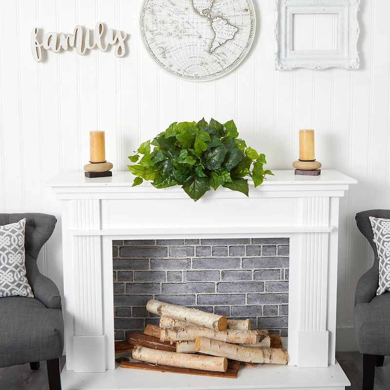 24" Green London Ivy Real Touch Artificial Ledge Plant