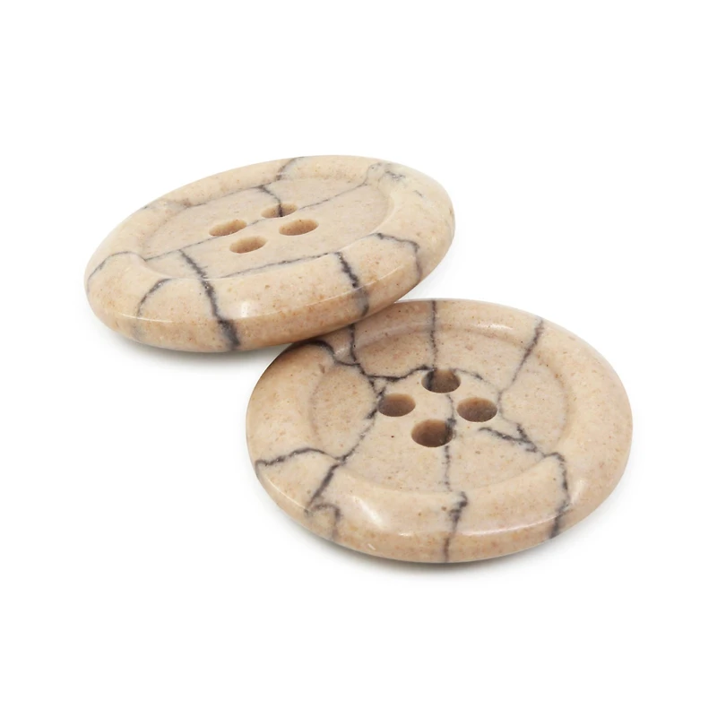 Dritz® 23mm Beige-Camel Recycled Polyester Round Button, 6ct.