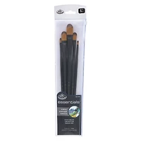12 Packs: 5 ct. (60 total) Royal & Langnickel® Essentials™ Filbert Brush Set