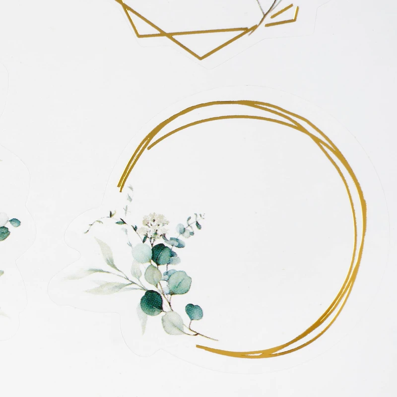 Gold Wreath & Leaf Stickers by Recollections™