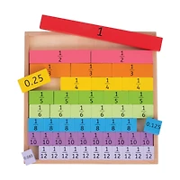 Bigjigs® Wooden Fractions Tray