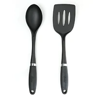 Oster Ashford 10-Piece Black Aluminum Nonstick Cookware Set