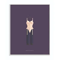 Stupell Industries Madonna Minimalist Illustration Wooden Wall Plaque