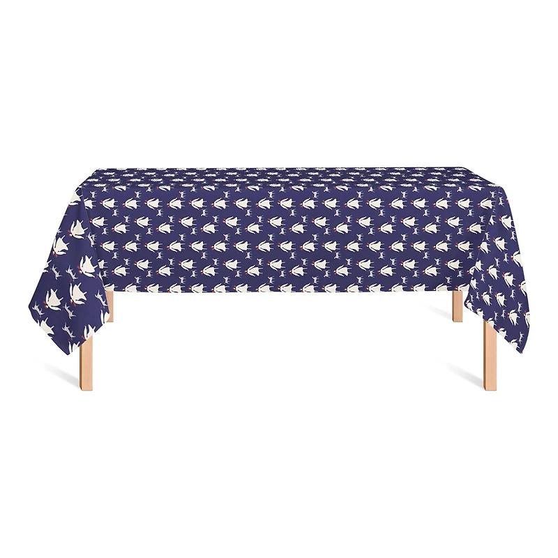 French Woman & Dog Tablecloth