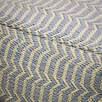 16" Hand Woven Pouf Ottoman