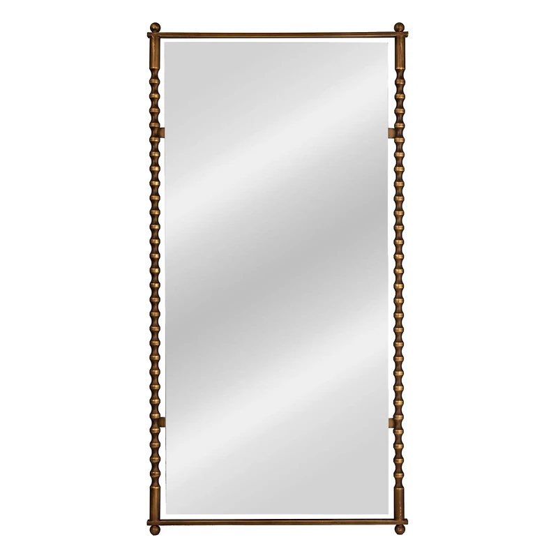 Hello Honey® 24" x 47" Golden Metal Framed Wall Mirror