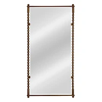 Hello Honey® 24" x 47" Golden Metal Framed Wall Mirror