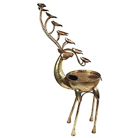 Design Toscano Deer Antler Falls Cascading Metal Sculptural Fountain