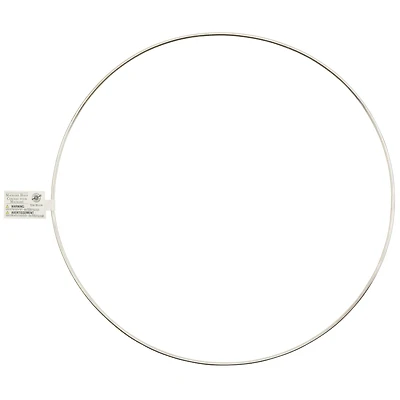 Macramé Nickel-Plated Hoop by Loops & Threads