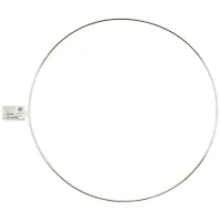Macramé Nickel-Plated Hoop by Loops & Threads