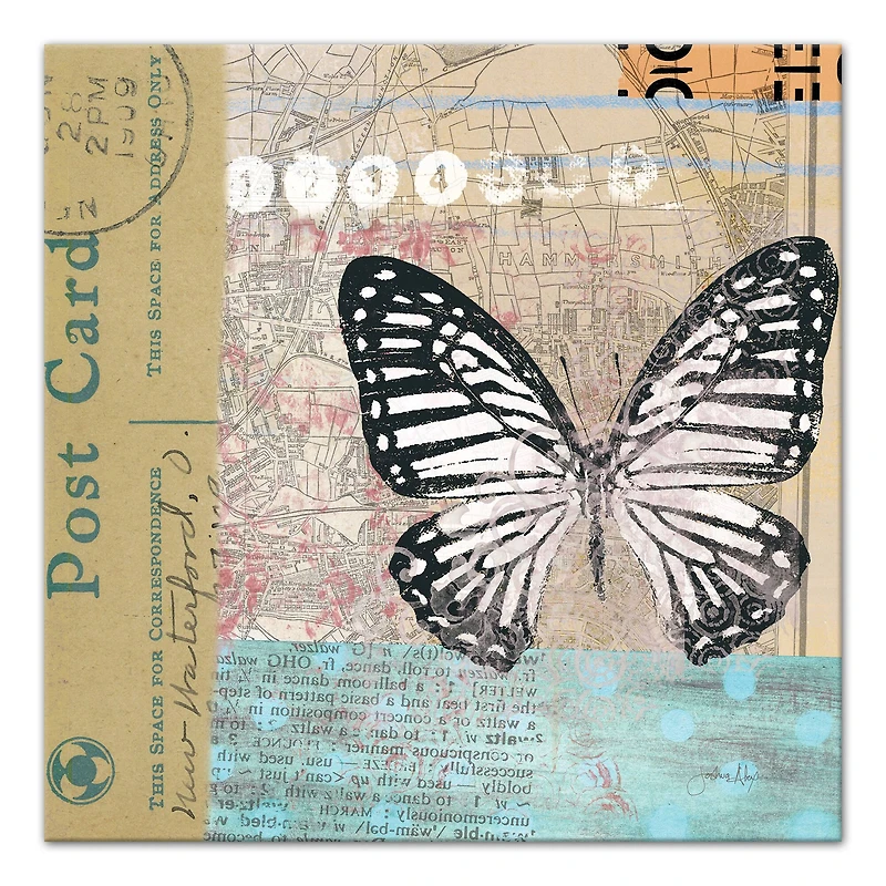 Monarch Midday Flight 20" x 20" Canvas Wall Art