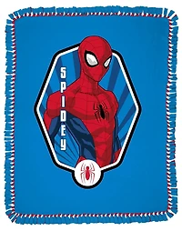 Spider-Man 72" Spidey Badge No Sew Fleece Throw Kit