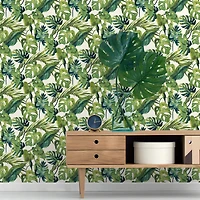 Tommy Bahama Falling Fronds Peel & Stick Wallpaper