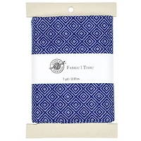 Navy Geometric Cotton Fabric Bundle by Loops & Threads™