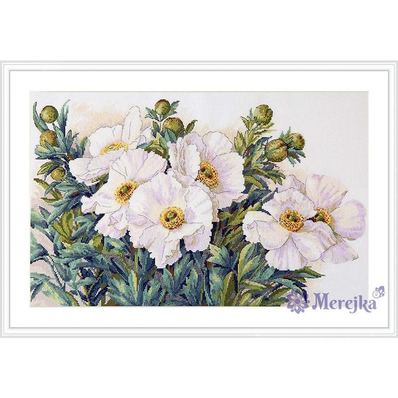 Merejka Garden Beauties Counted Cross Stitch Kit