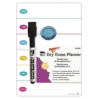 Charles Leonard 6.25" x 9" Magnetic Dry Erase Planner, 12ct.
