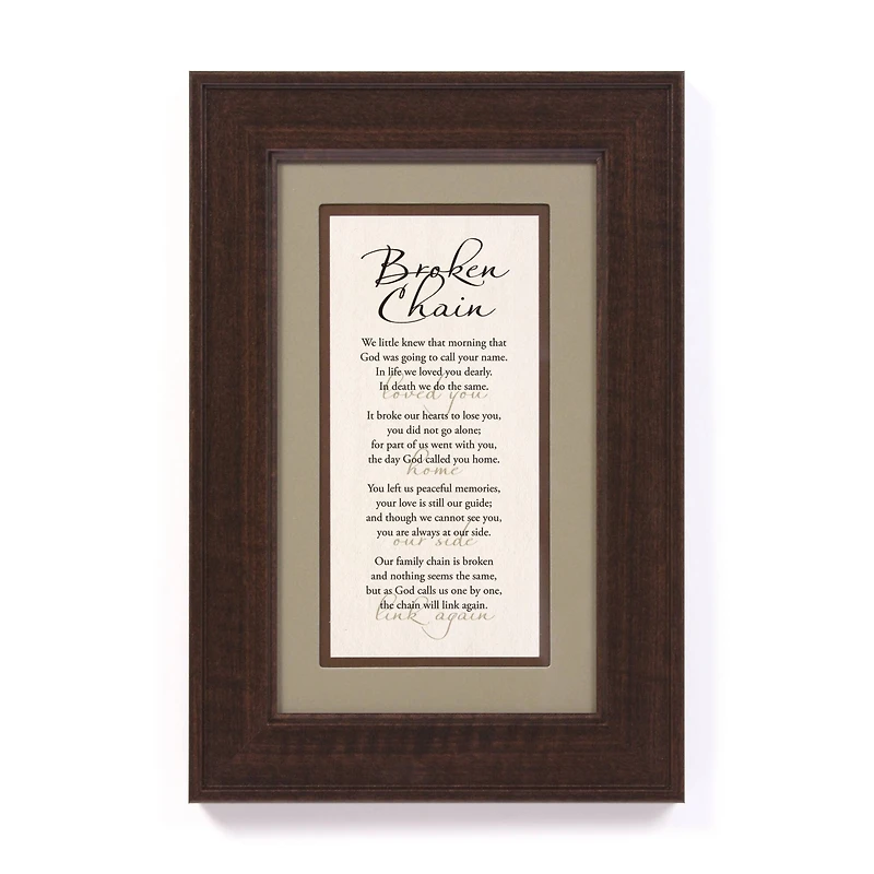 Broken Chain Framed Art