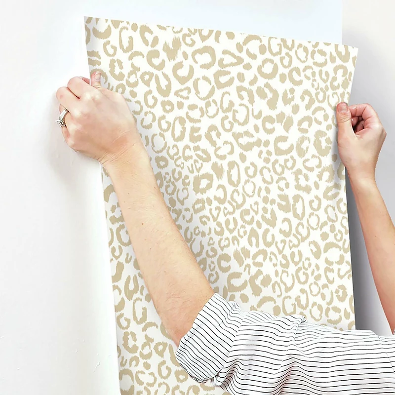 RoomMates Leopard Peel & Stick Wallpaper