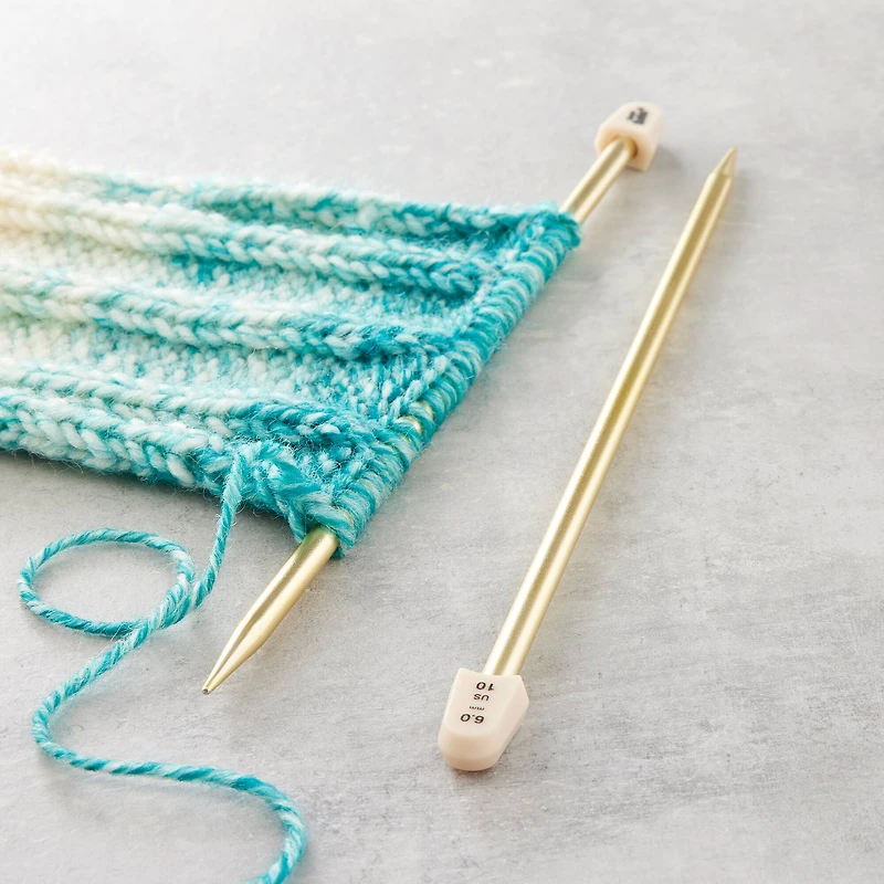 Susan Bates® 10" Silvalume Knitting Needles