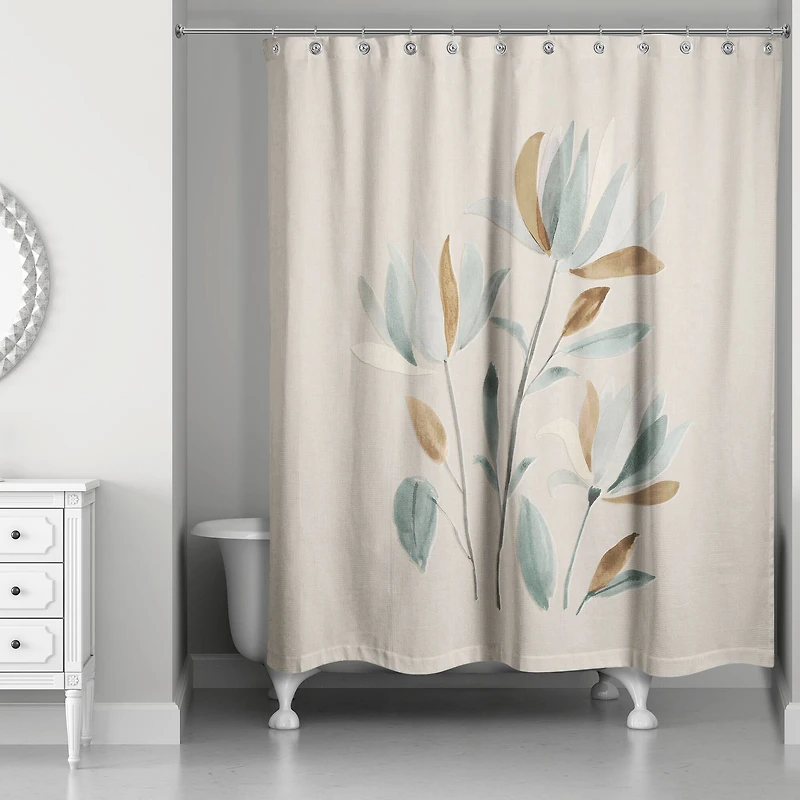Muted Branches 71" x 74" Shower Curtain