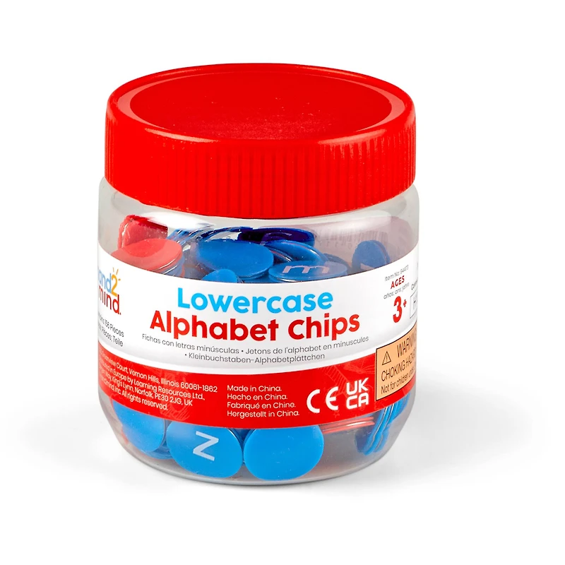 Hand2mind® Lowercase Alphabet Chips Set, 6ct.