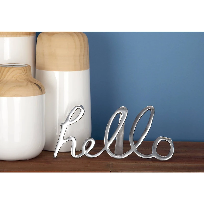 CosmoLiving by Cosmopolitan Hello Glam Décor Sign Set