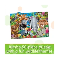 Jumbo Floor Puzzle - Animals of the World: 50 Pcs