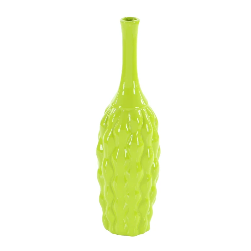 The Novogratz 18" Bright Ceramic Coastal Vase Set