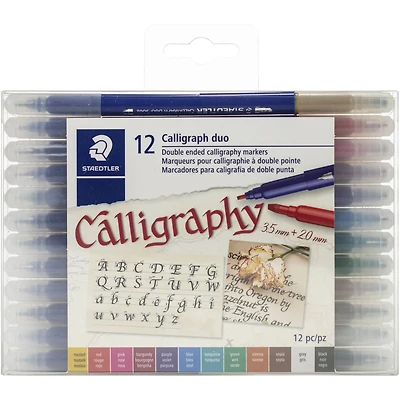 Staedtler® Double Ended Calligraphy Markers Set